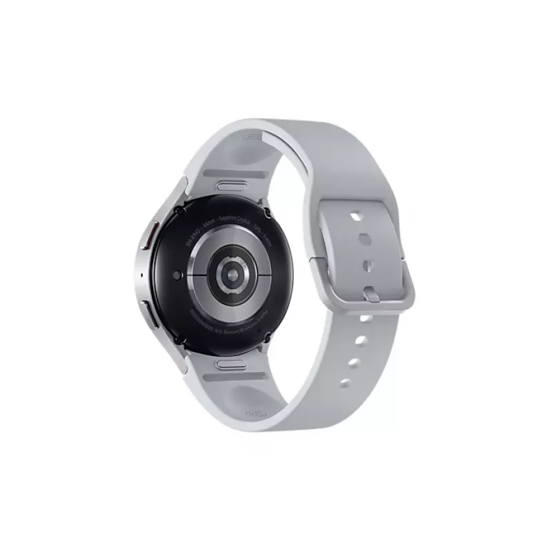 Samsung Galaxy Watch6 SM-R940NZSADBT smartwatch / zegarek sportowy 3,81 cm (1,5 cala) OLED 44 mm Cyfrowy 480 x 480 pikseli Ekran dotykowy Srebrny Wi-Fi GPS (satelita)
