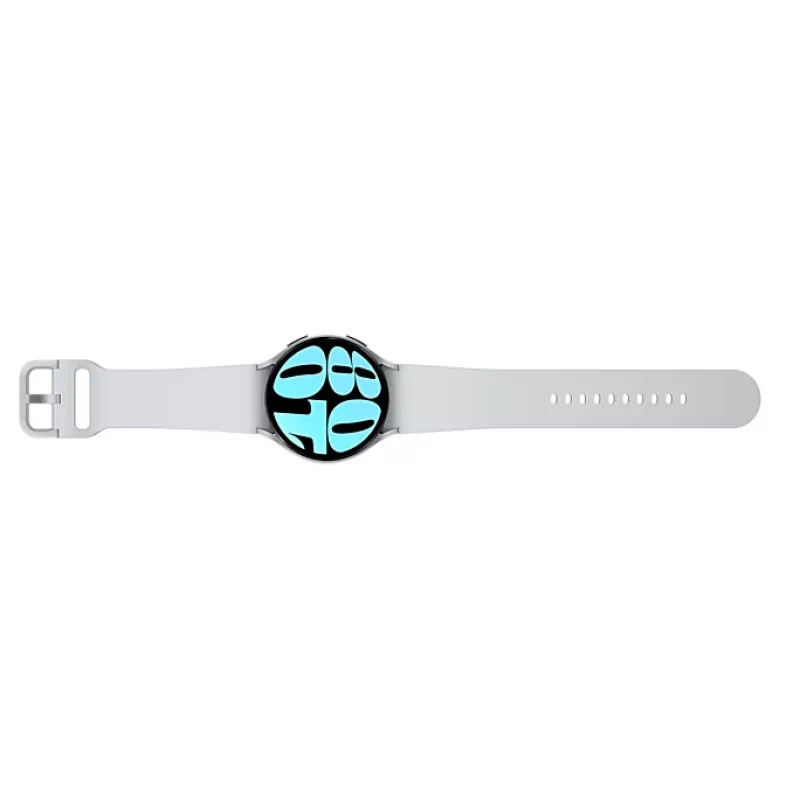 Samsung Galaxy Watch6 SM-R940NZSADBT smartwatch / zegarek sportowy 3,81 cm (1,5 cala) OLED 44 mm Cyfrowy 480 x 480 pikseli Ekran dotykowy Srebrny Wi-Fi GPS (satelita)