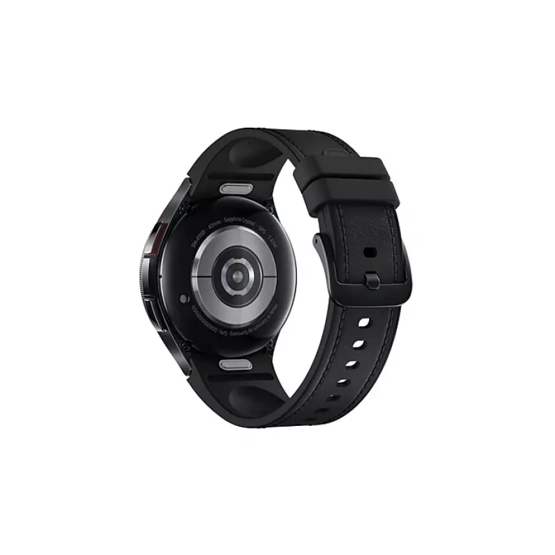 Samsung Galaxy Watch6 Classic SM-R950NZKADBT smartwatch / zegarek sportowy 3,3 cm (1,3 cala) OLED 43 mm Cyfrowy 432 x 432 pikseli Ekran dotykowy Czarny Wi-Fi GPS (satelita)