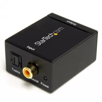 StarTech.com SPDIF Cyfrowy koncentryczny lub Toslink optyczny na stereofoniczny konwerter audio RCA