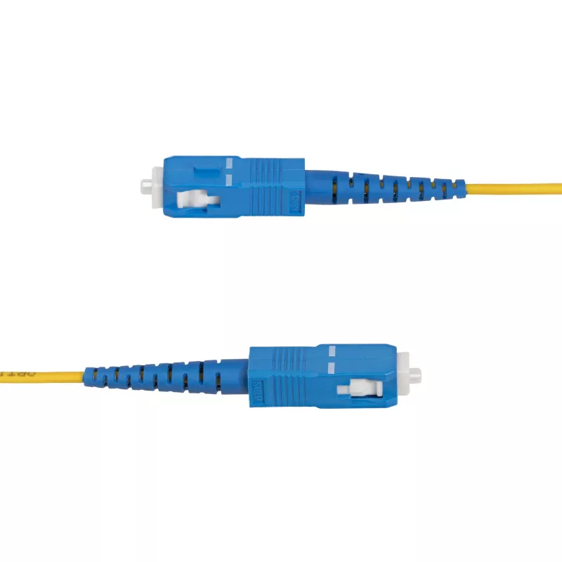 StarTech.com 1m przewód światłowodowy jednomodowy simplex LC do SC (UPC) OS2, 9/125µm, 40G/100G, niewrażliwy na zginanie, niska tłumienność wtrąceniowa - LSZH kabel połączeniowy