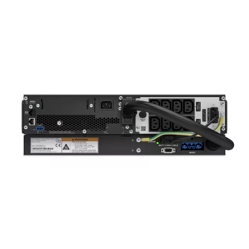 APC Smart-UPS On-Line, 1500VA, Rackmount 3U, 230V, 8x C13 IEC outlets, SmartSlot, Extended runtime, W/ rail kit, W/ Lithium-ion external bateria