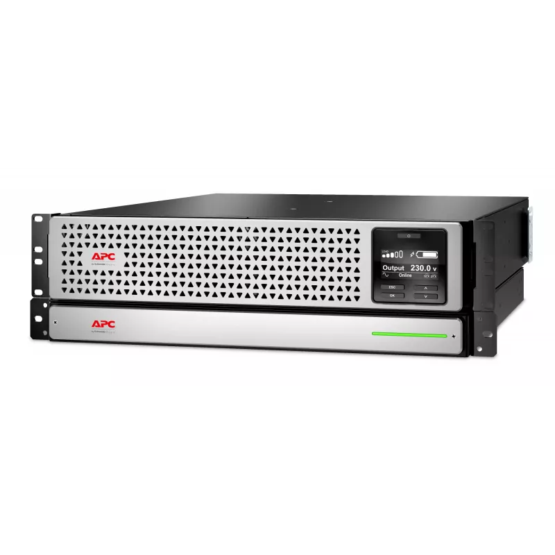 APC Smart-UPS On-Line, 1500VA, Rackmount 3U, 230V, 8x C13 IEC outlets, SmartSlot, Extended runtime, W/ rail kit, W/ Lithium-ion external bateria