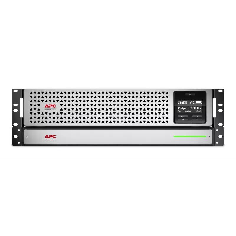APC Smart-UPS On-Line, 1500VA, Rackmount 3U, 230V, 8x C13 IEC outlets, SmartSlot, Extended runtime, W/ rail kit, W/ Lithium-ion external bateria