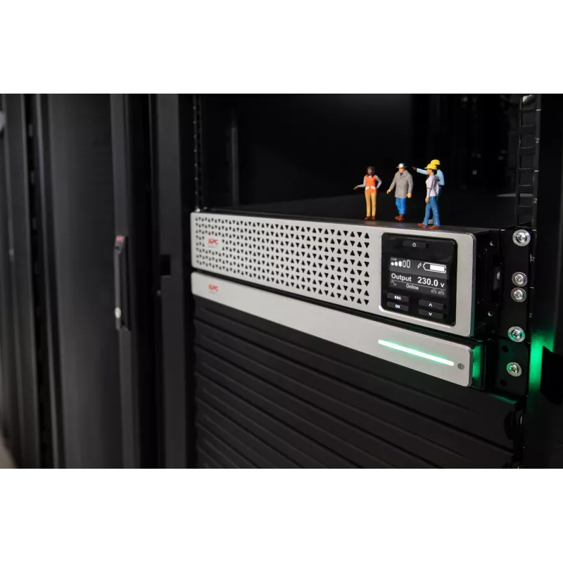 APC Smart-UPS On-Line, 1500VA, Rackmount 3U, 230V, 8x C13 IEC outlets, SmartSlot, Extended runtime, W/ rail kit, W/ Lithium-ion external bateria