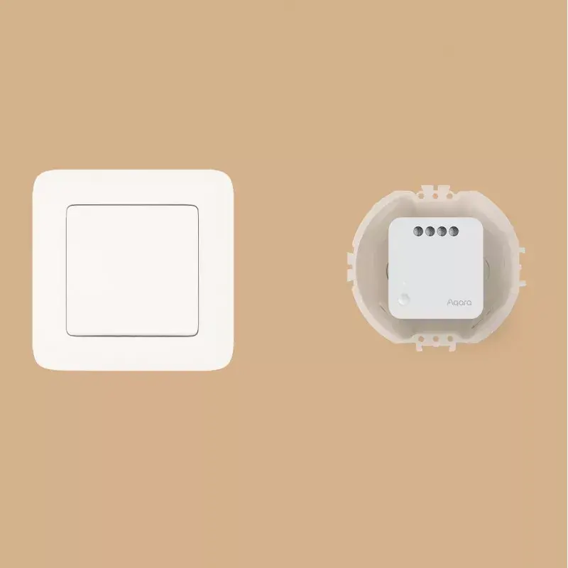 AQARA Smart Home Moduł Pojedynczego Przełącznika T1, Z Przewodem Neutralnym (SSM-U01)