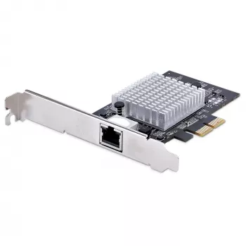 StarTech.com 1-Port 10Gbps PCIe adapter sieciowy Card, karta sieciowa do PC/serwera, sześciobiegowa karta sieciowa PCIe z obsługą ramek Jumbo, karta interfejsu NIC/LAN, 10GBASE-T i NBASE-T