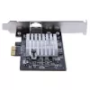 StarTech.com 1-Port 10Gbps PCIe adapter sieciowy Card, karta sieciowa do PC/serwera, sześciobiegowa karta sieciowa PCIe z obsługą ramek Jumbo, karta interfejsu NIC/LAN, 10GBASE-T i NBASE-T