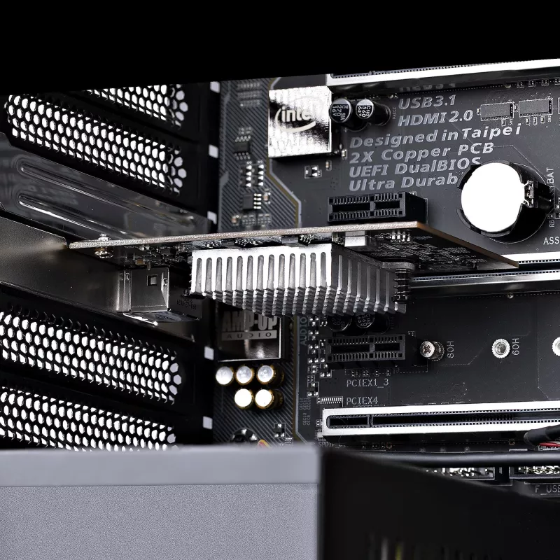 StarTech.com 1-Port 10Gbps PCIe adapter sieciowy Card, karta sieciowa do PC/serwera, sześciobiegowa karta sieciowa PCIe z obsługą ramek Jumbo, karta interfejsu NIC/LAN, 10GBASE-T i NBASE-T