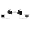 StarTech.com przedłużacz HDMI przez CAT5e HDBaseT - 4K - TAA, 4096 x 2160 pikseli, nadajnik i odbiornik AV, 100 m, czarny