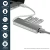 StarTech.com 3-Port Portable USB 3.0 Hub plus Gigabit Ethernet - Built-In kabel~3-Port Portable USB 3.0 Hub plus Gigabit Ethernet - 5Gbps - Built-In kabel
