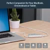 StarTech.com 3-Port Portable USB 3.0 Hub plus Gigabit Ethernet - Built-In kabel~3-Port Portable USB 3.0 Hub plus Gigabit Ethernet - 5Gbps - Built-In kabel
