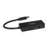 StarTech.com 4-portowy hub USB 3.0 (SuperSpeed 5 Gb/s) z szybkim ładowaniem – przenośny hub USB 3.1 Gen 1 typu A do laptopów/komputerów stacjonarnych – zasilany z magistrali USB lub zewnętrznie dla wysokiej wydajności – mini/kompaktowy