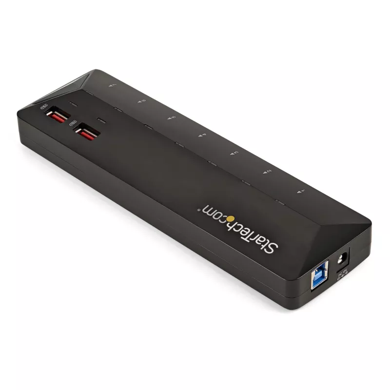 StarTech.com 7-portowy hub USB 3.0 z dedykowanymi portami ładowania - 2 porty 2,4 A