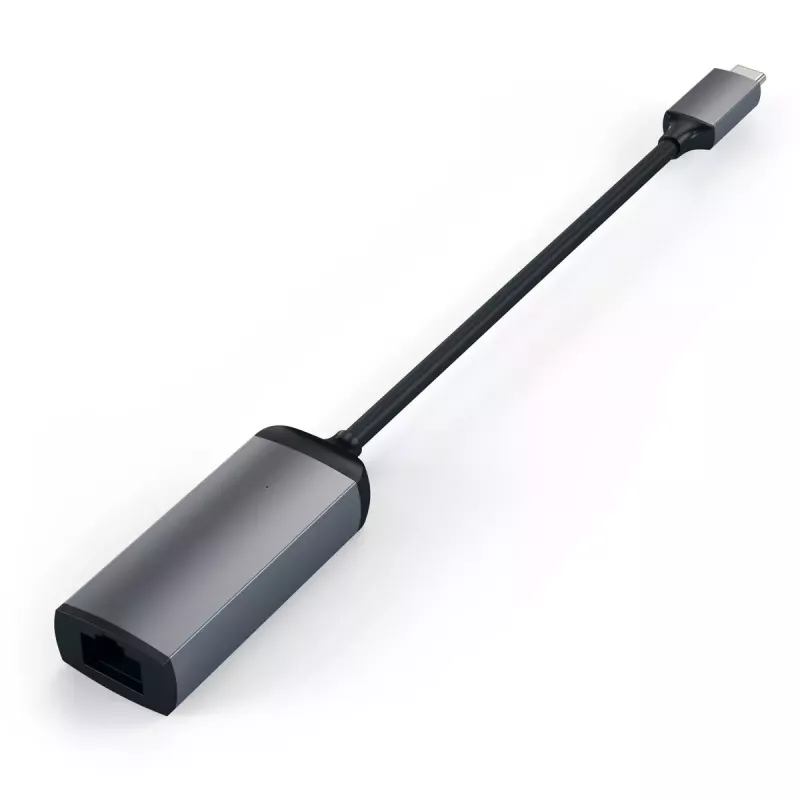 Adapter interfejsu Satechi ST-TCENM — szary, 23,1×62,9×13,9 mm, 1 szt., kompatybilny z Windows/Chrome OS/macOS