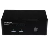 StarTech.com 2-portowy przełącznik KVM Dual DisplayPort USB z audio i hubem USB 2.0
