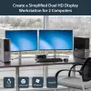StarTech.com 2-portowy przełącznik KVM Dual DisplayPort USB z audio i hubem USB 2.0