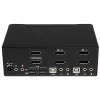 StarTech.com 2-Portowy przełącznik KVM DisplayPort z obsługą dwóch monitorów - 4K 60 Hz