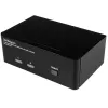StarTech.com 2-Portowy przełącznik KVM DisplayPort z obsługą dwóch monitorów - 4K 60 Hz