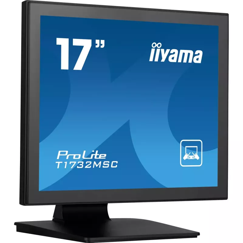 Monitor komputerowy iiyama ProLite T1732MSC-B1SAG 43,2 cm (17 cali) 1280 x 1024 pikseli Full HD LED Dotykowy Na biurko Czarny
