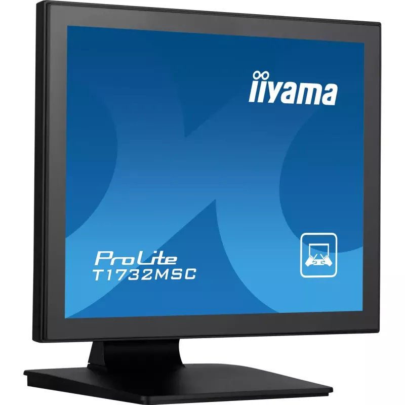 Monitor komputerowy iiyama ProLite T1732MSC-B1SAG 43,2 cm (17 cali) 1280 x 1024 pikseli Full HD LED Dotykowy Na biurko Czarny