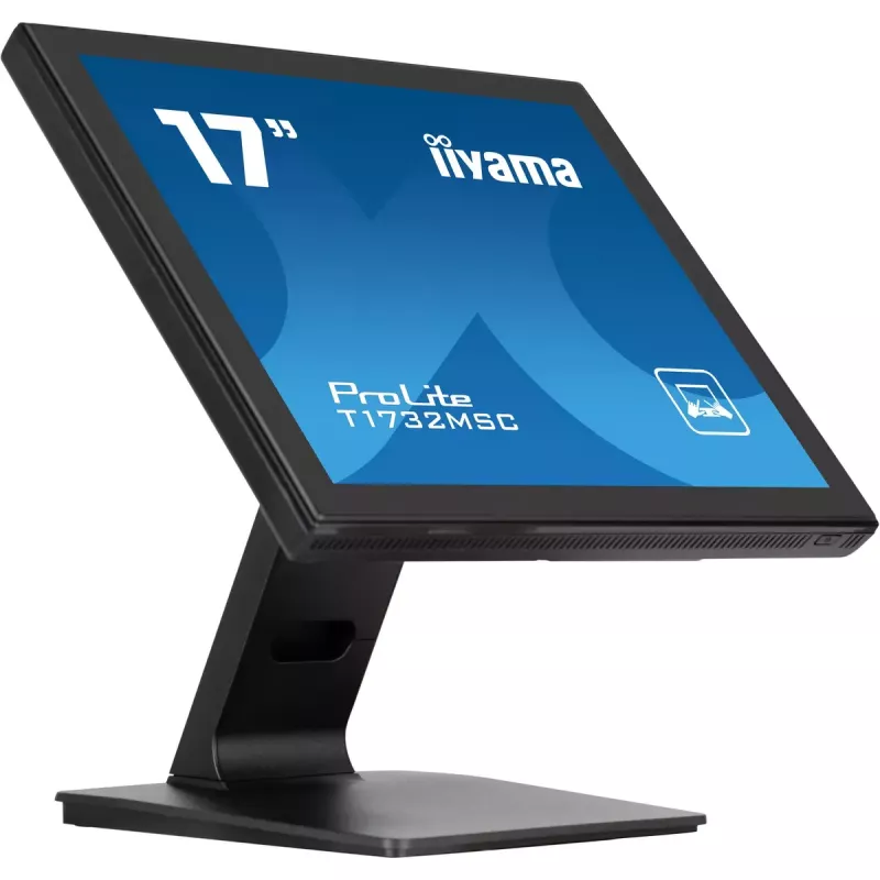 Monitor komputerowy iiyama ProLite T1732MSC-B1SAG 43,2 cm (17 cali) 1280 x 1024 pikseli Full HD LED Dotykowy Na biurko Czarny