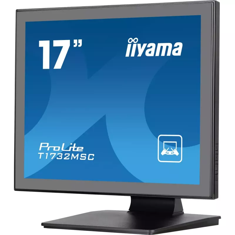 Monitor komputerowy iiyama ProLite T1732MSC-B1SAG 43,2 cm (17 cali) 1280 x 1024 pikseli Full HD LED Dotykowy Na biurko Czarny