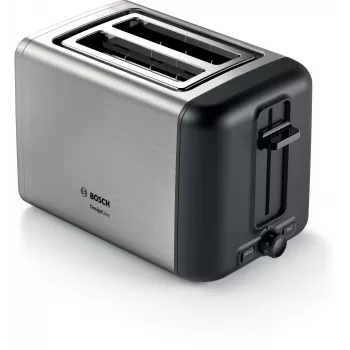 Toster Bosch TAT3P420DE 2 kromki 970 W Czarny, Srebrny
