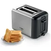 Toster Bosch TAT3P420DE 2 kromki 970 W Czarny, Srebrny