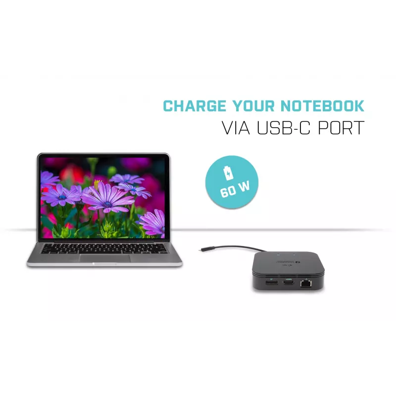 i-tec Thunderbolt 3 Travel Dock Dual 4K Display + Power Delivery 60W