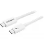 StarTech.com Thunderbolt 3 kabel - 20Gbps - 1m - Biały - Thunderbolt, USB i DisplayPort Kompatybilny