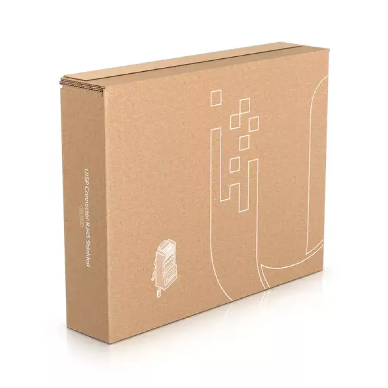 Męskie złącze RJ45 Ubiquiti UISP-Connector-SHD srebrne 100 szt.