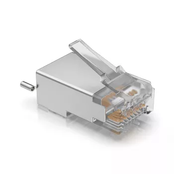 Męskie złącze RJ45 Ubiquiti UISP-Connector-SHD srebrne 100 szt.