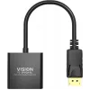 Kabel przejściówka wideo DisplayPort VGA Vision TC-DPVGA/BL