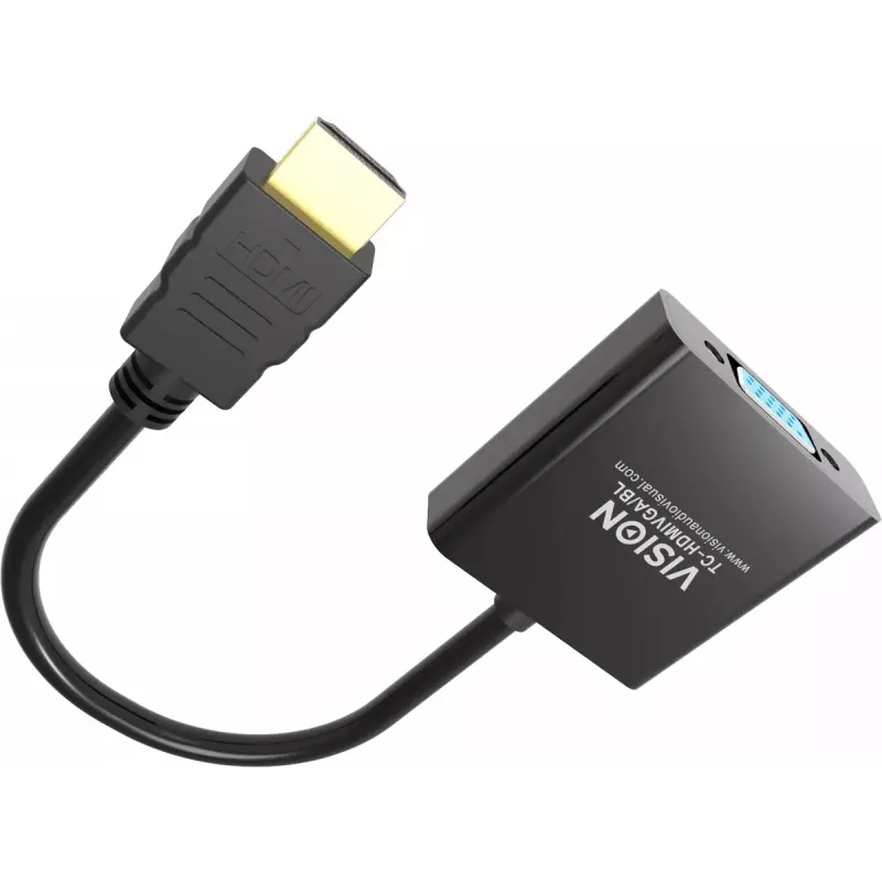 Adapter kabla wideo Vision TC-HDMIVGA/BL
