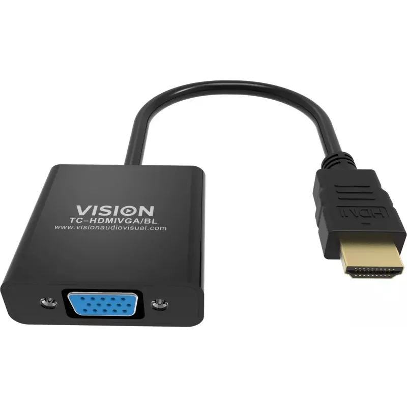 Adapter kabla wideo Vision TC-HDMIVGA/BL