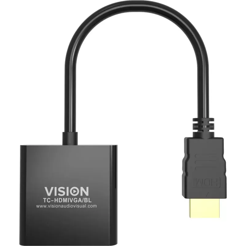 Adapter kabla wideo Vision TC-HDMIVGA/BL