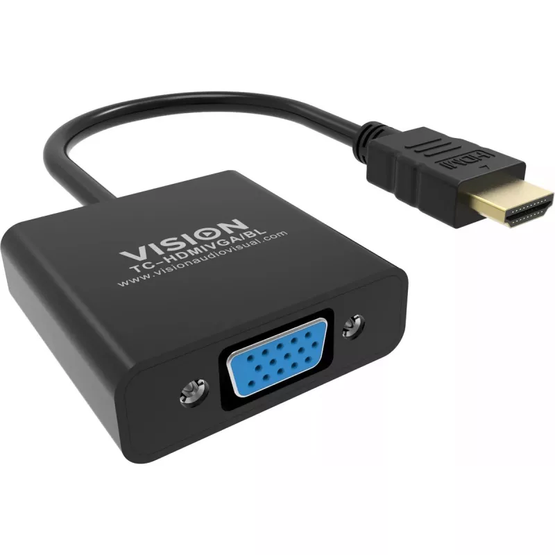 Adapter kabla wideo Vision TC-HDMIVGA/BL
