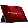 Monitor Viewsonic TD1655 39,6 cm (15,6 cala) 1920 x 1080 pikseli Full HD LED ekran dotykowy wielodotykowy czarny, srebrny
