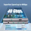 Edimax TD-405BP stacja dokująca/port replikujący do laptopów przewodowa Thunderbolt 4 60W
