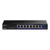 Niezarządzalny przełącznik sieciowy TRENDnet TEG-S5091 — 8× portów RJ-45 2,5G, 60 Gbit/s, 12V, z możliwością montażu na ścianie