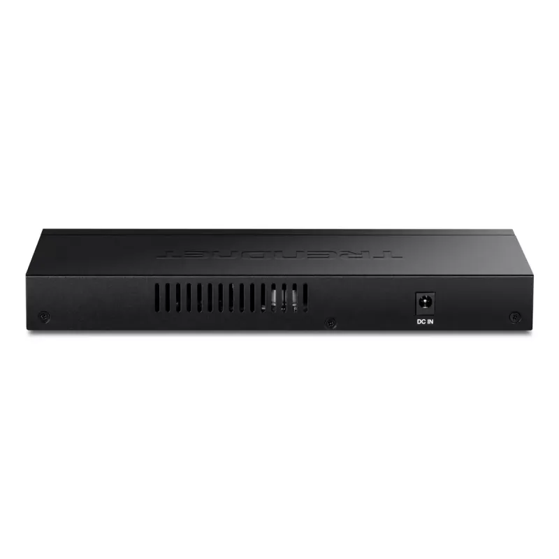 Niezarządzalny przełącznik sieciowy TRENDnet TEG-S5091 — 8× portów RJ-45 2,5G, 60 Gbit/s, 12V, z możliwością montażu na ścianie