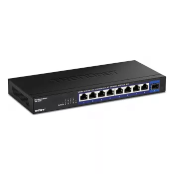 Niezarządzalny przełącznik sieciowy TRENDnet TEG-S5091 — 8× portów RJ-45 2,5G, 60 Gbit/s, 12V, z możliwością montażu na ścianie