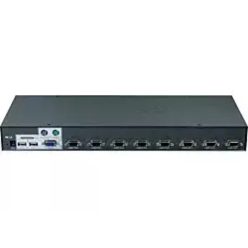 Przełącznik KVM Trendnet TK-803R 8-portowy USB/PS/2 do montażu w szafie rack, VGA, 2048x1536