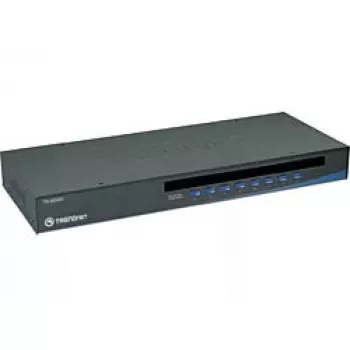 Przełącznik KVM Trendnet TK-803R 8-portowy USB/PS/2 do montażu w szafie rack, VGA, 2048x1536