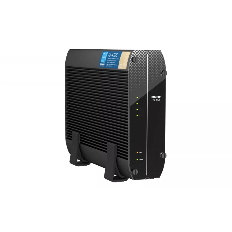 QNAP TS-410E NAS Tower Intel® Celeron® J6412 8 GB 0 TB QNAP QTS Czarny