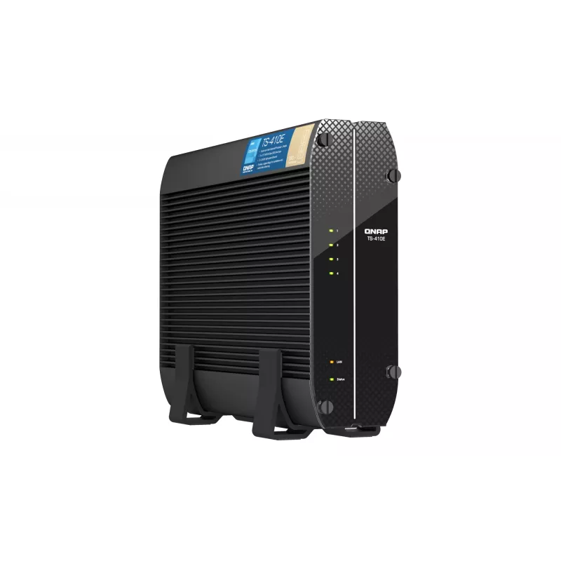 QNAP TS-410E NAS Tower Intel® Celeron® J6412 8 GB 0 TB QNAP QTS Czarny