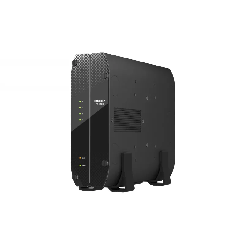 QNAP TS-410E NAS Tower Intel® Celeron® J6412 8 GB 0 TB QNAP QTS Czarny