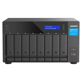 QNAP TVS-h874 NAS Tower Intel® Core™ i7 32 GB DDR4 0 TB QuTS hero Czarny