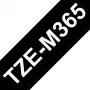Taśma do etykietowania Brother TZE-M365 Biała na czarnej